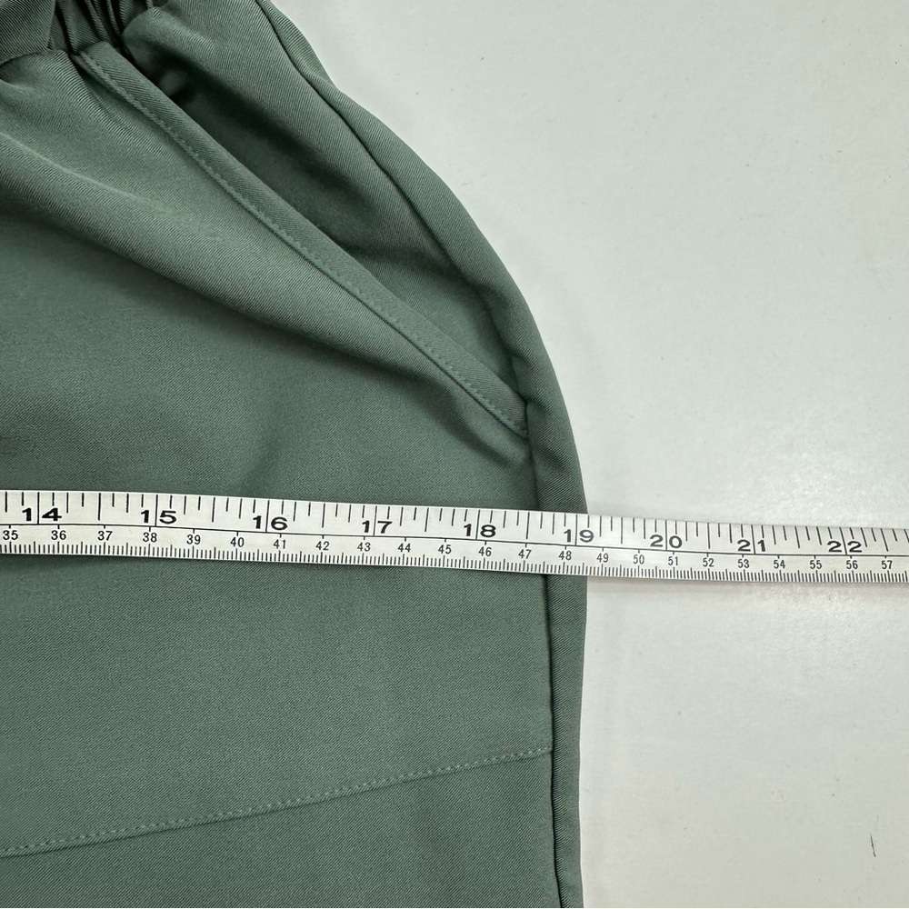 Grace Karin Sage Green Paperbag Waist Cropped Pants - Picture 6 of 9